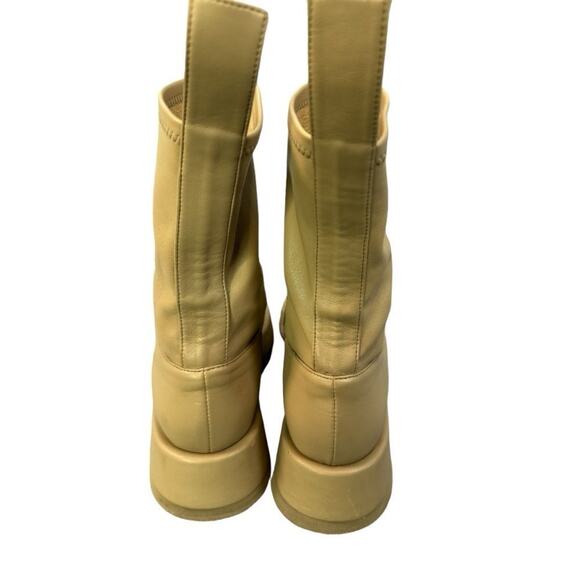 GIA Borghini / RHW Boots 6 Faux-Leather Platform Chelsea - Picture 4 of 9